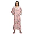 thumbnail image 3 of Moomaya Printed Nightdress For Ladies Cotton Ruffled Border Nursing Nightwear, 3 of 5