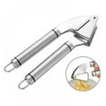 thumbnail image 2 of Stainless Steel Garlic Press,Grillers Garlic Press and Peeler Set and Silicone Tube Roller, 2 of 12