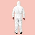 thumbnail image 4 of Ever Ready First Aid Disposable Microporous Coated Coverall Suit with Elastic Wrists, Elastic Ankles, Elastic Waist And Hood - XL, 4 of 6