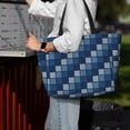 thumbnail image 7 of Xecao Pixel Grid for versatile beach bag for women includes zipper pockets and waterproof material, ideal for vacations and adventures., 7 of 7