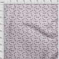 thumbnail image 4 of oneOone Georgette Viscose Light Pink Fabric Animal Craft Projects Decor Fabric Printed By The Yard 42 Inch Wide, 4 of 5