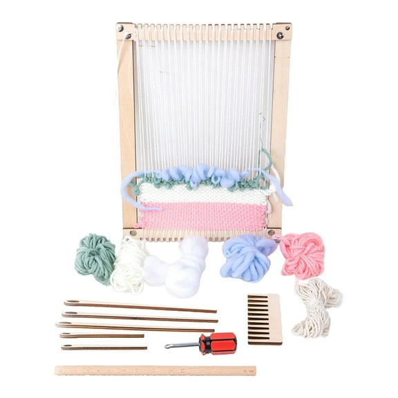 Tapestry Weaving Loom kit DIY Handmade Christmas Tapestry Tools Crafts Weaving Loom Set Practical Hand Knitting Tools