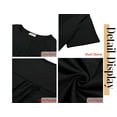 thumbnail image 6 of Fantaslook Blouses for Women Pleated Short Sleeve Tunic Tops Dressy Casual Summer Shirts, 6 of 9