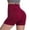 *Wine, variant on ClodeEU Women's Seamless High Waisted 5" Yoga Shorts,Scrunch Butt Lifting Tights with Tummy Control Black,Womens Plus M