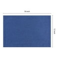 thumbnail image 3 of Unique Bargains Table Placemats 6 Pcs Polyester Placemats for Dining Table Decor Blue, 3 of 6