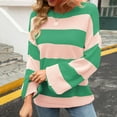 thumbnail image 2 of Aayomet Cardigan For Women Plus Size Women's Cropped Sweater Knit Long Sleeve Crewneck Soft Pullover Sweater Top,Green S-XXL, 2 of 5