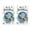 Ocean Blue, variant on Sm:)e Hello Sunshine Shell Summer Kitchen Dish Towels 18x26 Inch Set of 2