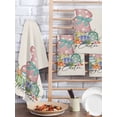 thumbnail image 2 of Happy Easter Kitchen Dish Towels for Drying Dishes Set of 2, Spring Polka Dots Bunny Easter Eggs Rustic Waffle Weave Microfiber Hand Tea Bathroom Towels Quick Dry & Absorbent Towel 15.7x23.6, 2 of 7