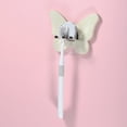 thumbnail image 5 of Unique Bargains Cute Wall Mounted Toothbrush Holder Wall Toothbrush Holder for Bathrooms Beige 4.33"x3.35", 5 of 6