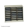 Safco Value Sorter 24 Compartment Flat Files Metal Organizer in Sand
