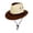 Brown #43, variant on Unisex Adult Straw Cowboy Hat Small Brim Western Rope Decor Adjustable Chin Strap Summer Cap for Outdoor Travel and Vacation and Beach Trips Coffee One Size