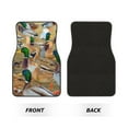 thumbnail image 2 of Yiaed Mallard Ducks Print Carpet Floor Mats for Cars, Auto Accessories Front & Rear Car Floor Mats Car Floor Foot Mat Sets of 4 Pieces, 2 of 7