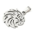 thumbnail image 2 of 20pcs 201 Stainless Steel Pendants Eagle Charm Laser Cut Stainless Steel color 23.5x21x1mm Hole: 7x3.5mm, 2 of 3