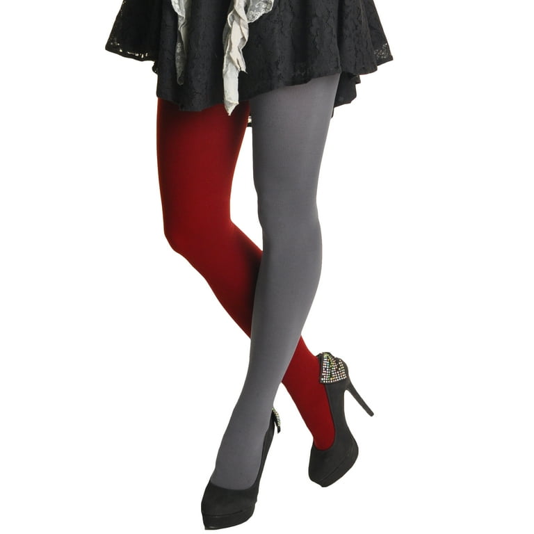 Angelina 2-Color Brushed Interior Thermal Joker Tights (6-Pack