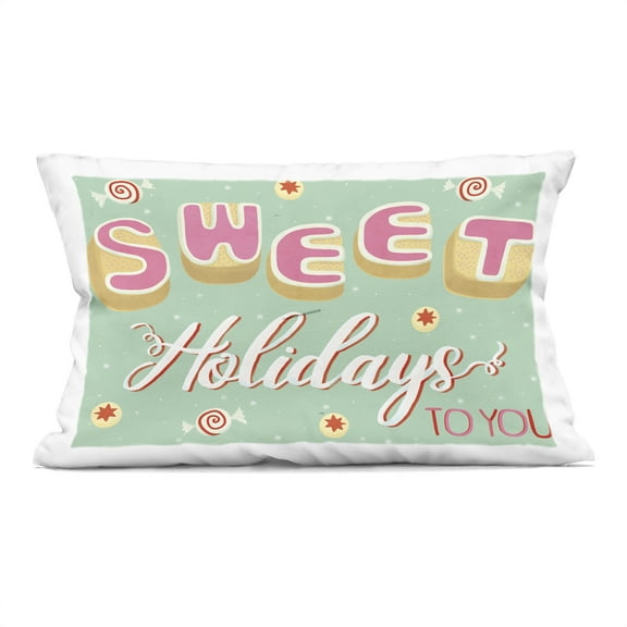 Stupell Industries Sweet Holidays To You Decorative Printed Throw Pillow, design by Laura Watson