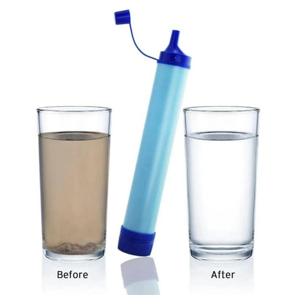 Water Filter Straw, Water Filtration System Survival for Outdoor & Camping Supplies With Ultralight, Portable Emergency Water Purifier, Suitable For Outdoors, Camping, Hiking, and Home Emergency Use