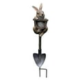 thumbnail image 2 of Resin Garden Statues Outdoor - Whimsical with Shovel Figurine, Polyresin Animal Sculptures for Yard, Patio Decor, All-Season Farmhouse Lawn Ornaments, Rabbit Turtle Decorations, 2 of 7