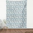 thumbnail image 4 of Floral Fabric by the Yard, Ornate Hand Drawn Flowers Rustic Countryside Nature Tender Spring, Decorative Upholstery Fabric for Sofas and Home Accents, Olive Green Off White by Ambesonne, 4 of 5
