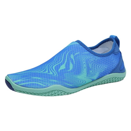 

XIAQUJ Outdoor Couple Men Waterproof Mountaineering Casual Sport Shoes Slip on Beach Running Breathable Soft Bottom Shoes Sneakers for Men 2024 Blue 10.5(43)
