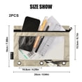 thumbnail image 3 of Simple Design Bird 9.8x7.1in Water Resistant Binder Pouch, 3-Ring Compatible, Transparent Front, 3 of 6
