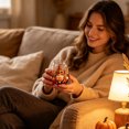 thumbnail image 2 of Fall Glassware Stemless Glasses with 2D Print Pumpkin Maple Leaves Drinking Glasses for Halloween Parties, Thanksgiving Party Home Kitchen Decorations Gifts, 2 of 6