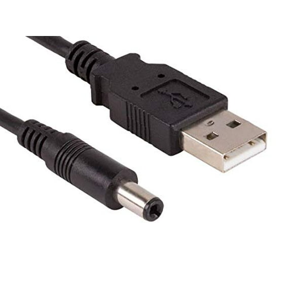 Cable Leader 3ft USB 2.0 A Male to DC 3.5 mm / 1.35 mm Power Cable