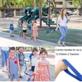 thumbnail image 3 of Lainrrew Cuerda para Caminar, Cuerda para Caminar de Seguridad para niños con 12 manijas Coloridas Cuerda para guardería de Seguridad al Aire Libre para preescolar, guardería, Escuela, niños (Azul), 3 of 5