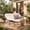 Off-White, variant on BaPiPro Oversized Double Papasan Rocking Chair with Thick Cushion, 2 Person Outdoor Rocking Loveseat, Heavy Duty Double Egg Chair with Wood Grain Base for Patio Porch, 440lbs Capacity, Dark Gray