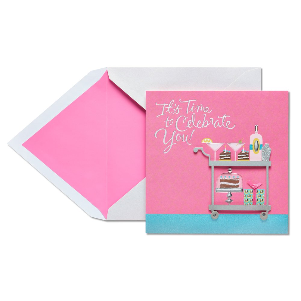 American Greetings Celebrate Birthday Card with Glitter