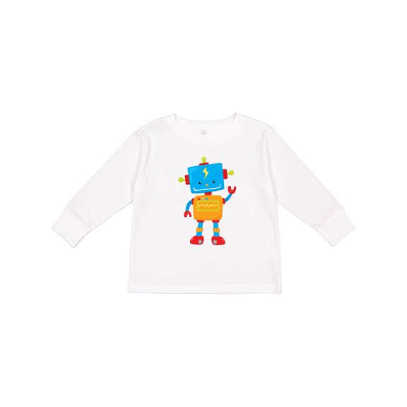Inktastic Toy Robot Boys or Girls Long Sleeve Toddler T-Shirt