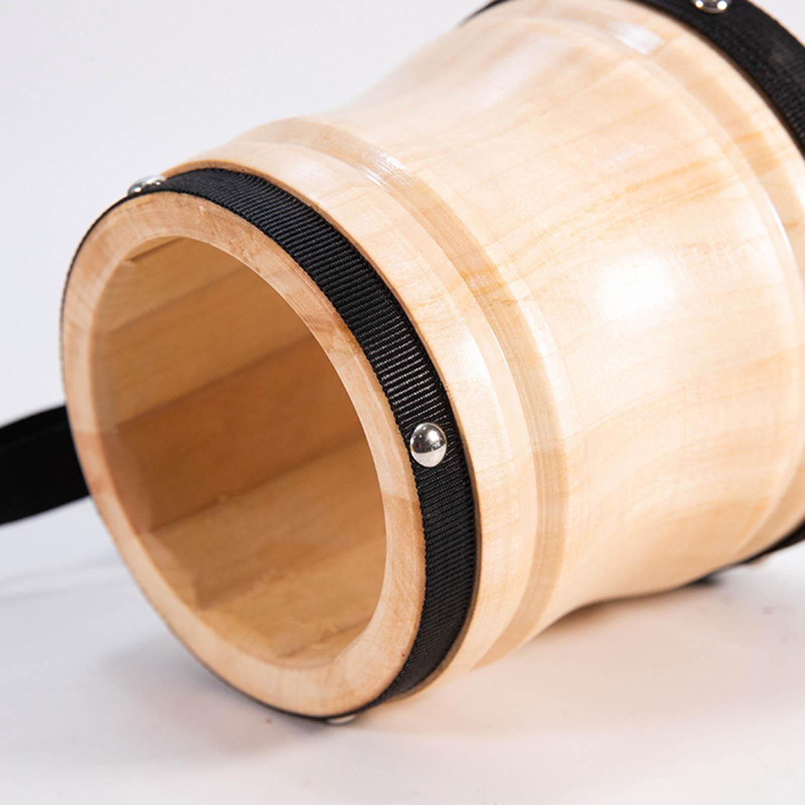 Wood s Drum 15x15cm Wood Painted Drum Percussion Instruments Drum Musical Instrument Hand Drum for Kids Adults Beginners