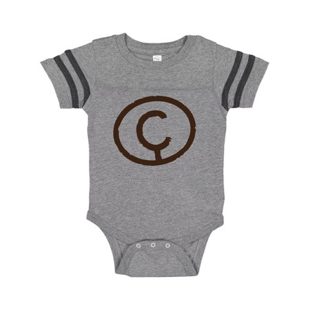 

Inktastic Branding Iron Letter C Monogram Gift Baby Boy or Baby Girl Bodysuit