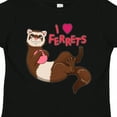 thumbnail image 4 of Inktastic I Love Ferrets Boys or Girls Toddler T-Shirt, 4 of 5