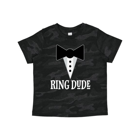 Inktastic Ring Dude Ringbearer Mock Tuxedo Wedding Boys Toddler T-Shirt