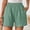 Mint Green, variant on ZZwxWA Shorts for Women Trendy Summer Elastic High Waist Solid Wide Leg Shorts Loose Casual Cute Shorts with Pocket