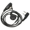 thumbnail image 4 of 2 Way  Ear  Earpiece, Hands Free  PTT Wire Control ABS 120cm / 3.9ft Cable Length Clip Ear   Headset  For TYT For, 4 of 8