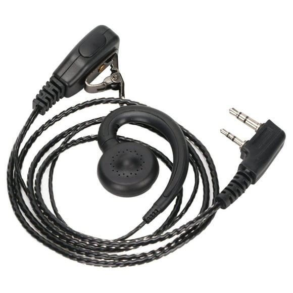 Clip Ear Talkie Headset, ABS 2 Way Ear Earpiece Hands Free Communication For For