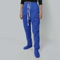 thumbnail image 3 of Women's Solid Color Autumn And Winter Casual Pants With Thick Velvet And Elastic Waist Bag And Leg Pants Womens Lightweight Pants plus Size Casual Pants for Women 4x-5x Women's Pants Casual Trouser, 3 of 6