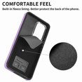 thumbnail image 3 of For Samsung Galaxy A23 Electroplating Skin-feel Leather Ring Card Wallet Phone Case(black), 3 of 5