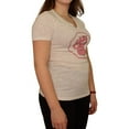 thumbnail image 2 of UFC Womens Glitter Fist Graphic T-Shirt, White, XX-Large, 2 of 4