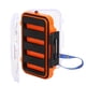 thumbnail image 1 of Caja de almacenamiento de anzuelos de plástico portátil, señuelo de la pesca con mosca, contenedor de cebo, accesorio de aparejos, 1 of 5