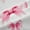 White Pink, variant on Homewish Modern Fashion Bowknot Black Out Curtains for Kids, Black Pink Bow-tie Curtains Pack of 2 (42x63 Each), Princess Style Bedroom Curtains, Window Curtains Decor