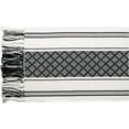 thumbnail image 7 of Woven Table Runner 14 x 36 inches Black and White Rustic Table Runners Modern Farmhouse Style Vintage Rustic Table Runner with Tassels for Dresser Home Dining Table Decor(Black, 36"), 7 of 7
