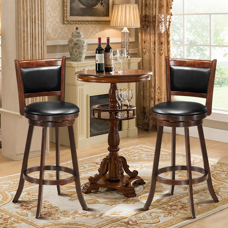 Costway swivel bar stools discount