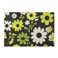 thumbnail image 7 of Yayeee Bath Rug for Bathroom Floor Non Slip Rectangle Fluffy Soft Absorbent Mat, 16"x24", Green Flower Pattern, 7 of 7