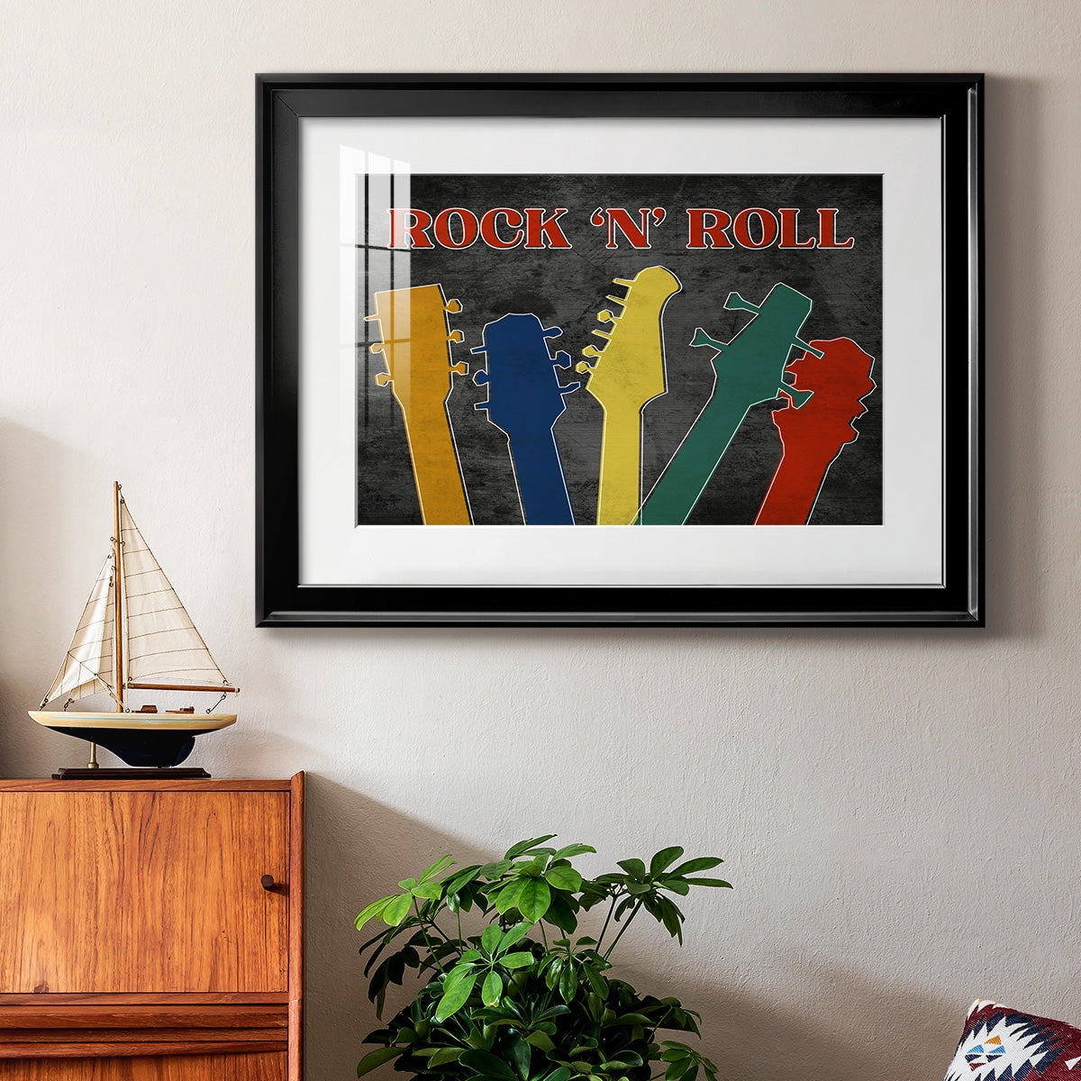 Rock and Roll Premium Framed Print - Ready to Hang