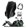 thumbnail image 3 of Windshield Windscreen For Kawasaki Z400 2019-2020 Black, 3 of 12