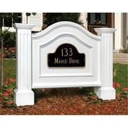 Mayne Nantucket Traditional Outdoor House Sign Plaque, 39.5