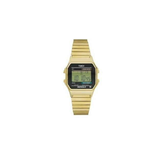 Timex Gold Coloured Digital Indiglo Watch