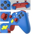 thumbnail image 3 of Case for Xbox One Slim Version Game Handle Controller Skin Bumper Shell for Xbox One S Gamepad Thumb Grips Protective Cover-Blue Red, 3 of 6